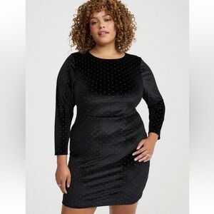 NWT Torrid Velour Mini Dress
